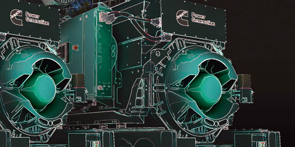 康明斯发电机组模型线图