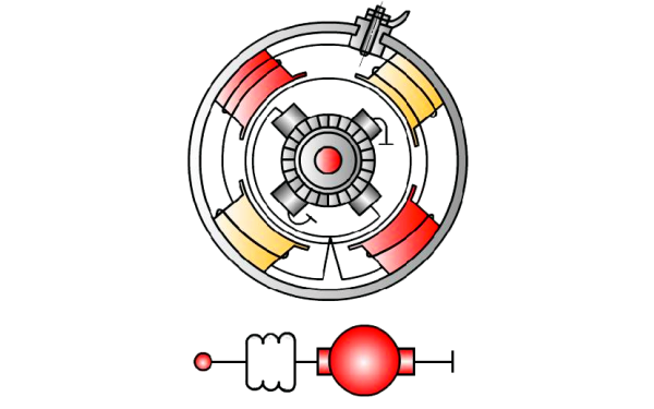 起动机电刷位置图